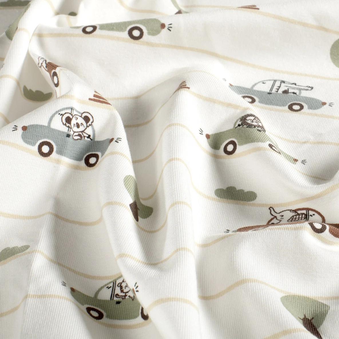 Jersey Tiere im Auto Offwhite