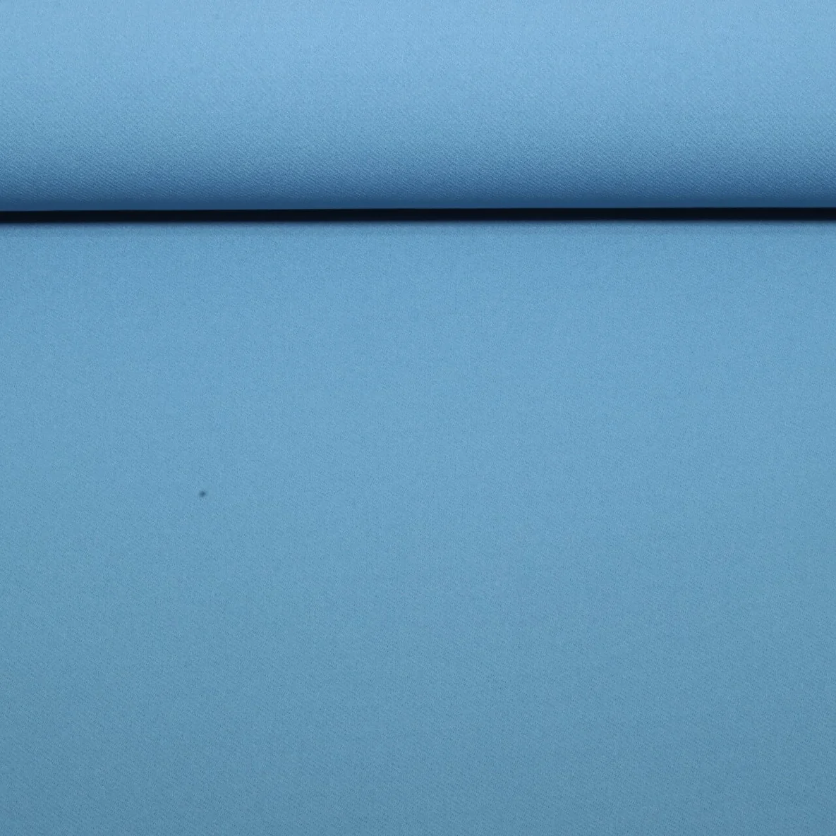 Jersey Twill Uni Helles Jeansblau