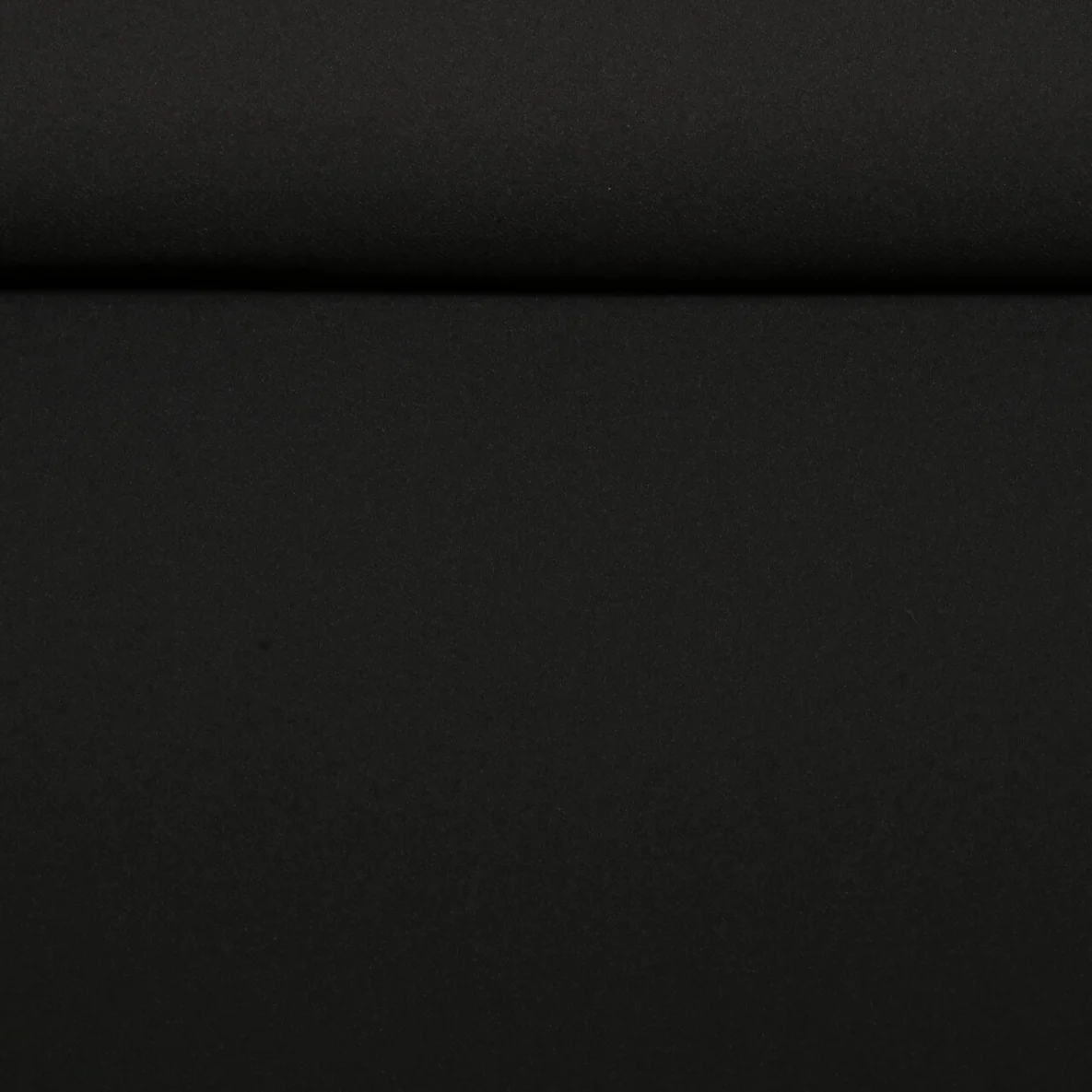 Jersey Twill Uni Schwarz