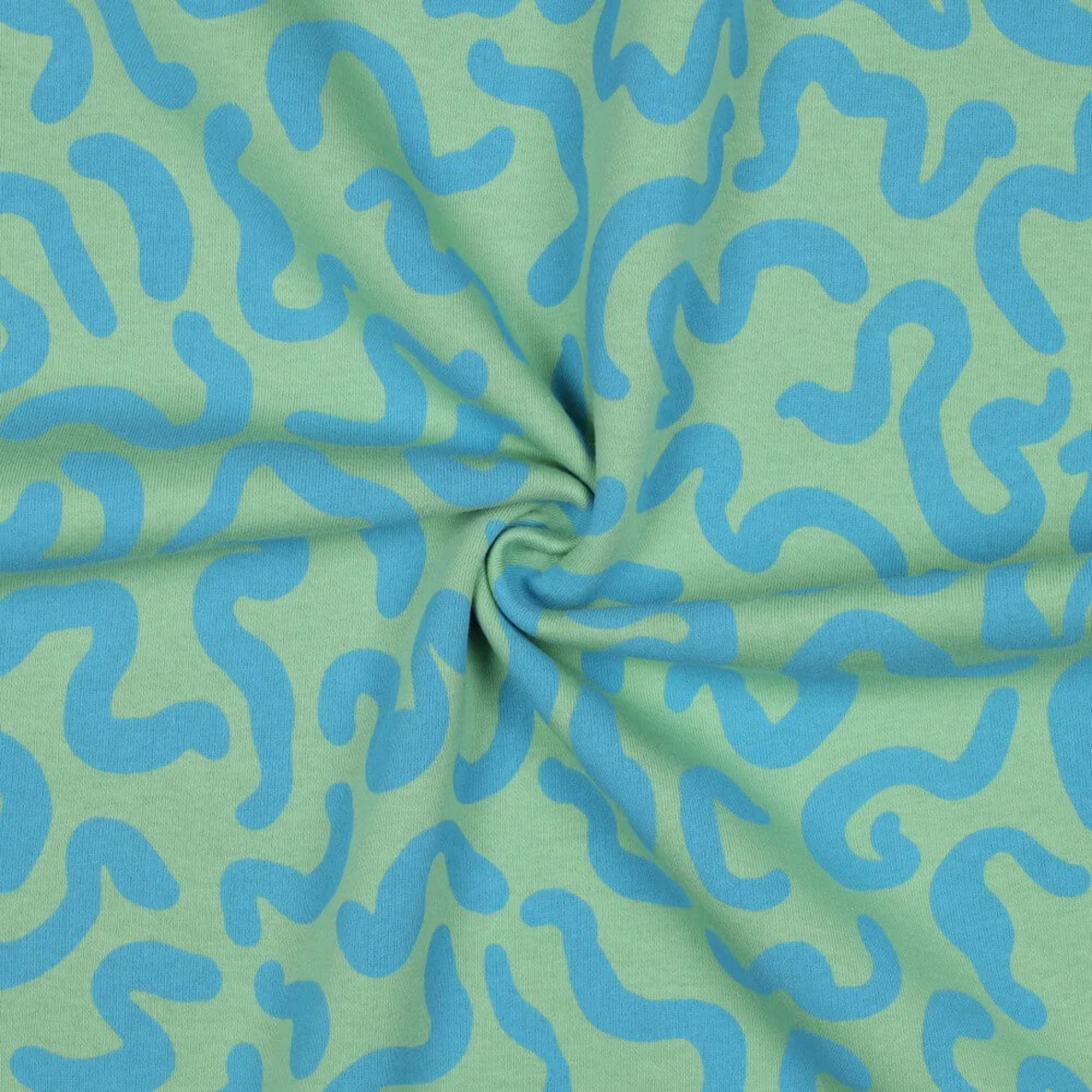 Jogging Geschwungene Linien Grün