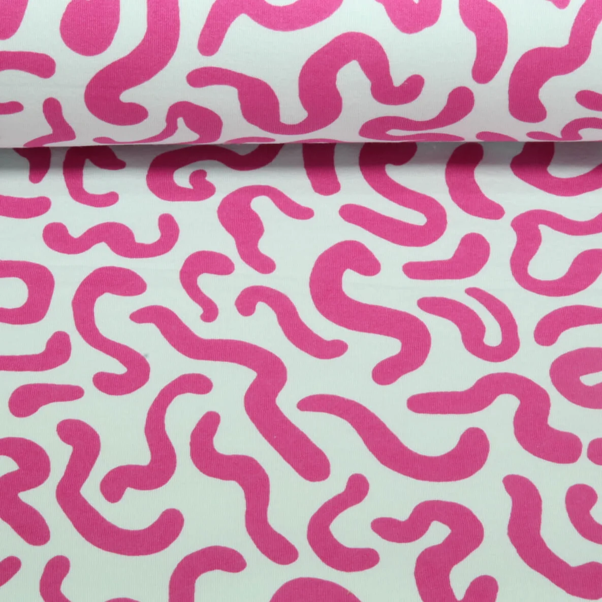 Jogging Geschwungene Linien Hellblau