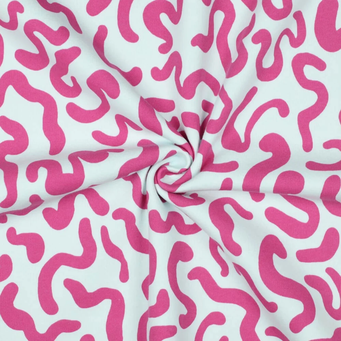 Jogging Geschwungene Linien Hellblau