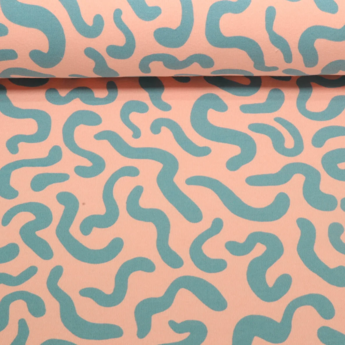 Jogging Geschwungene Linien Pfirsich