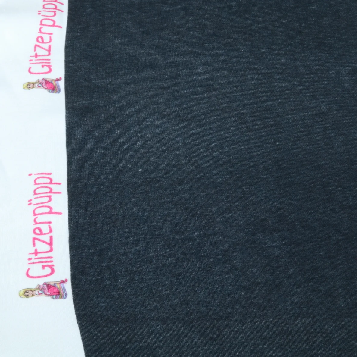 Jogging Glitzerpüppi Digital Navy Uni Melange