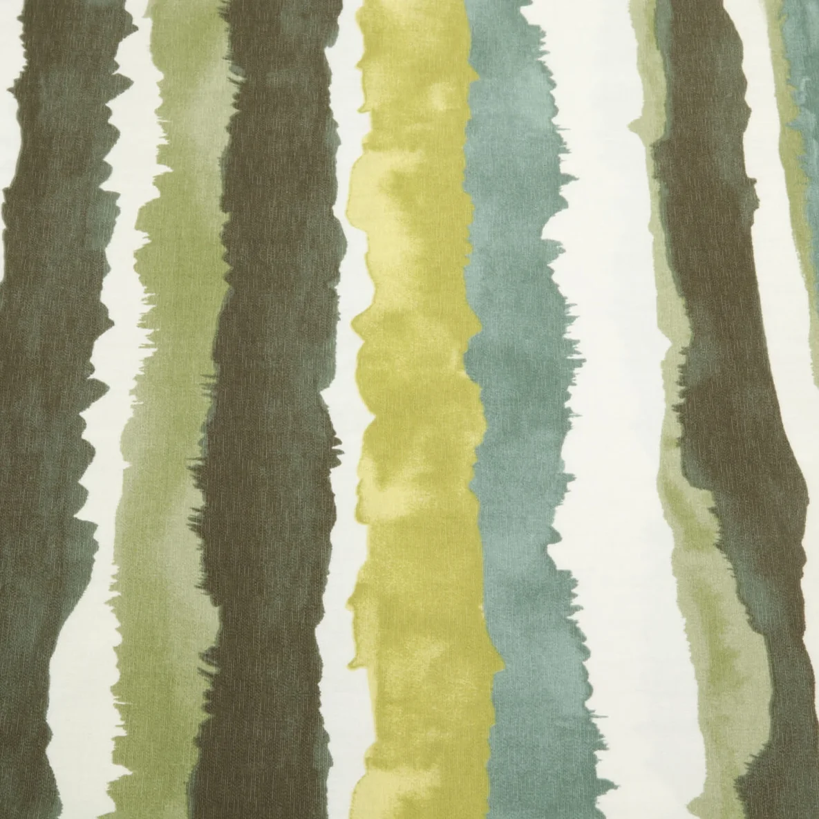 Kleider und Blusenstoff Streifen Aquarell Khaki