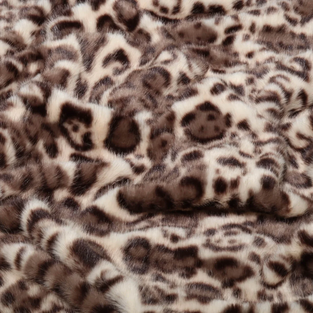 Kunstfell Leo Beige Braun