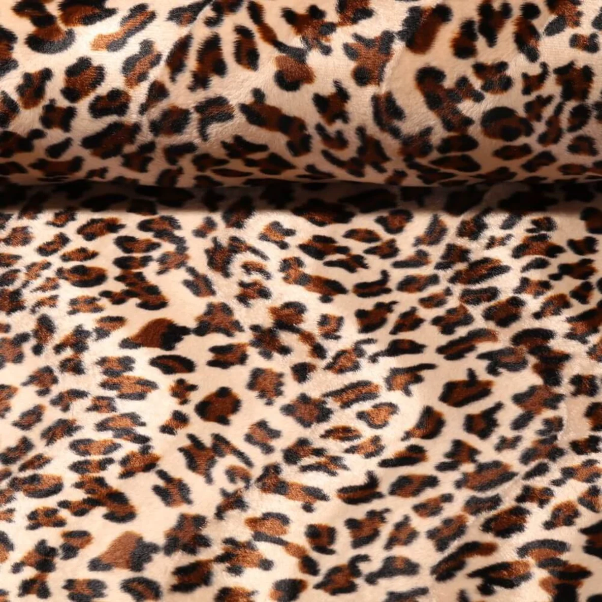 Kunstfell Leopard Beige Braun