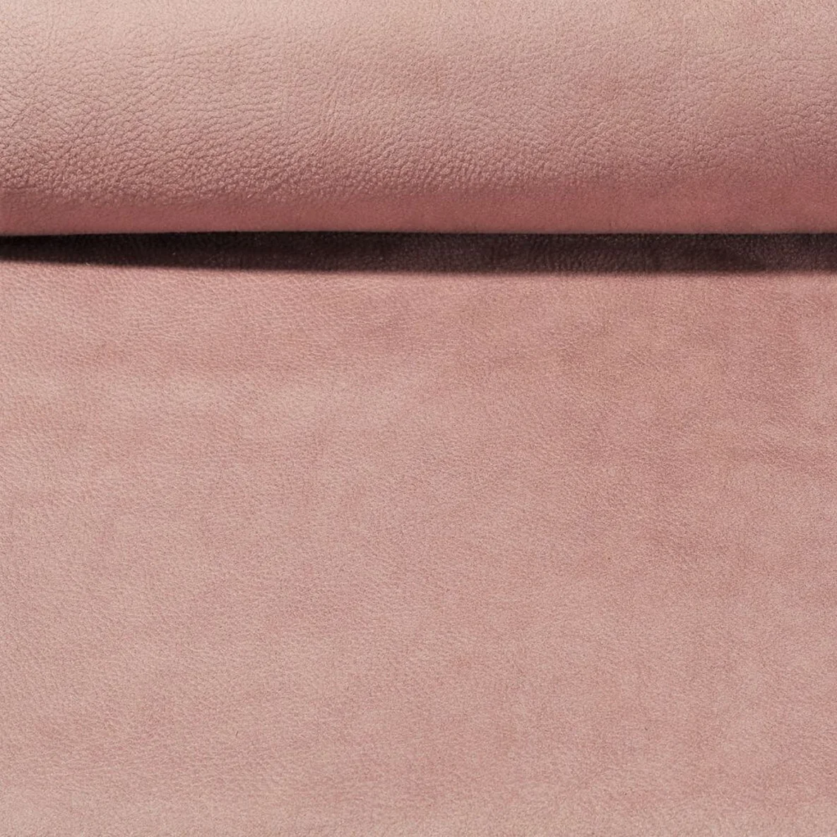 Kunstleder "Be Real" mit recyceltem Leder Altrosa