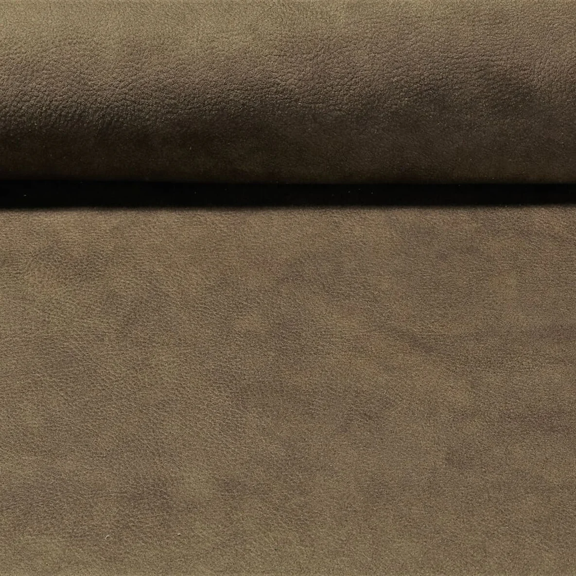 Kunstleder "Be Real" mit recyceltem Leder Braun