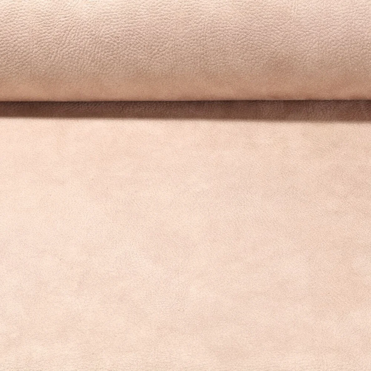 Kunstleder "Be Real" mit recyceltem Leder Creme