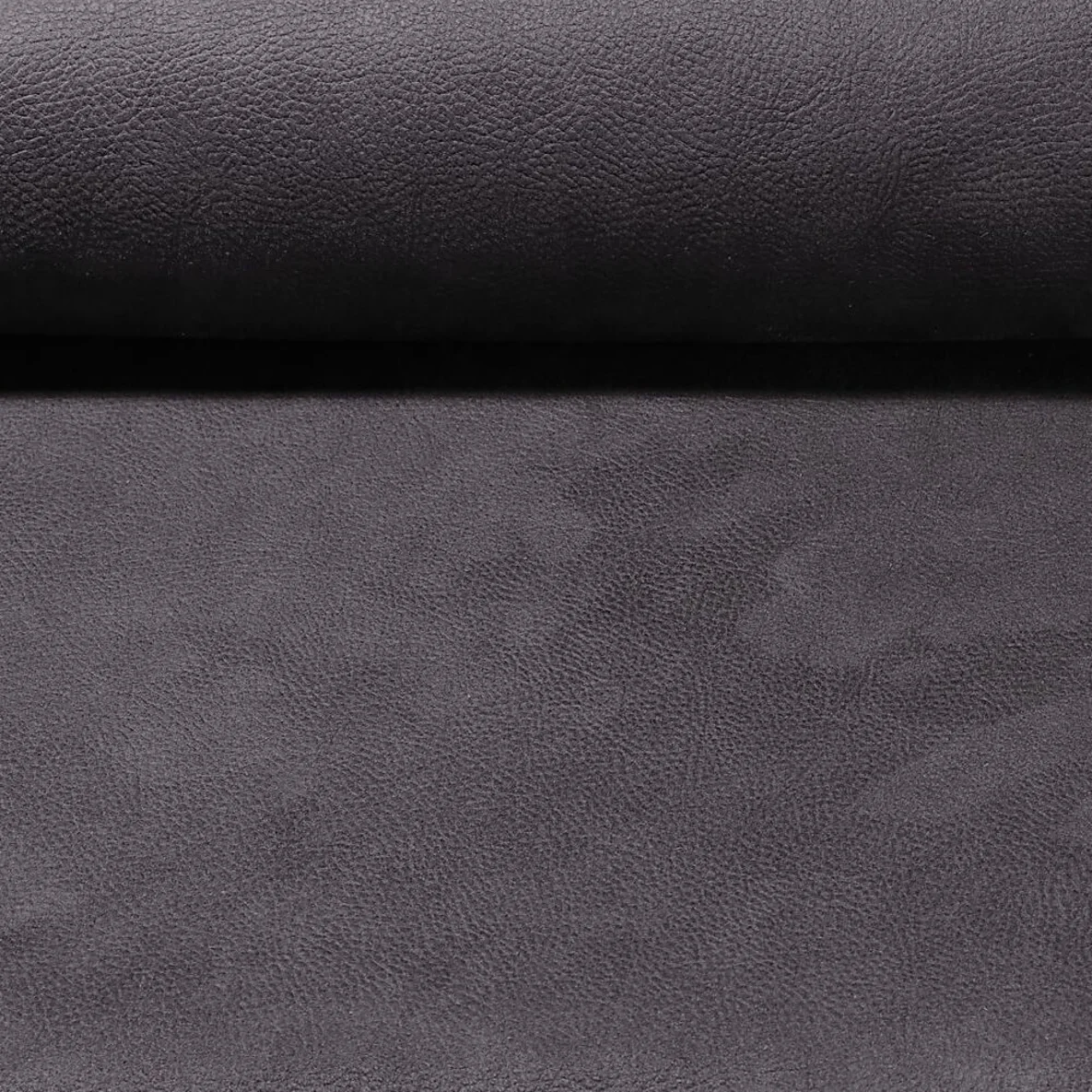 Kunstleder "Be Real" mit recyceltem Leder Grau