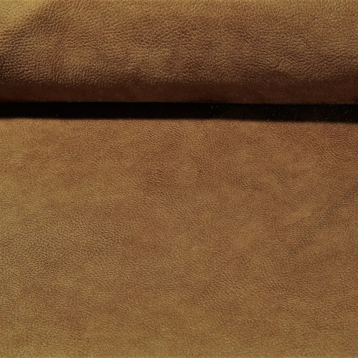 Kunstleder "Be Real" mit recyceltem Leder Karamell