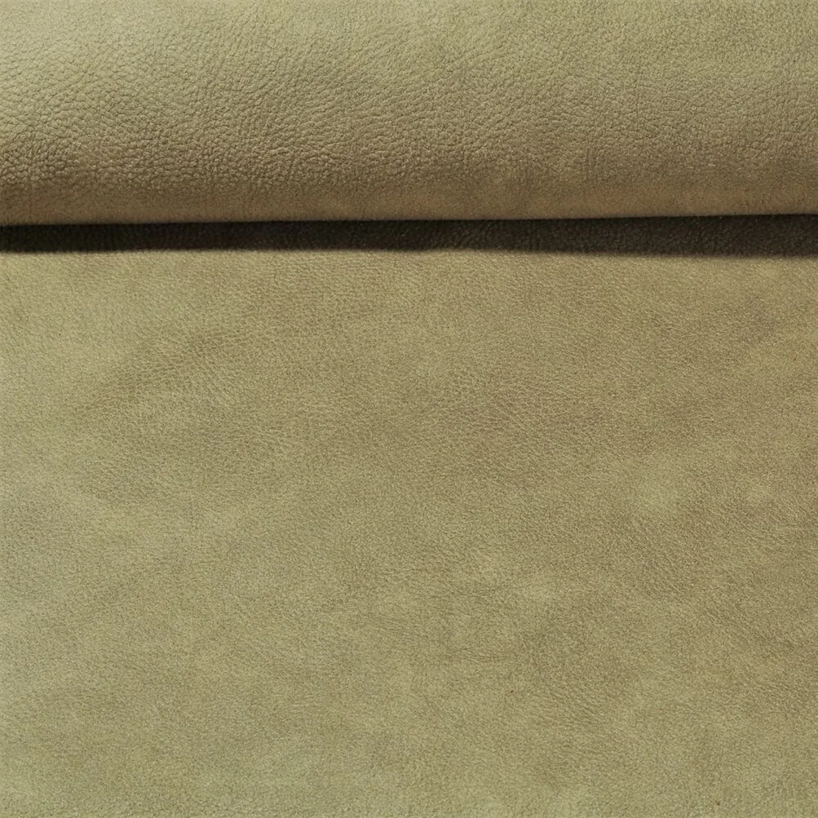 Kunstleder "Be Real" mit recyceltem Leder Olive