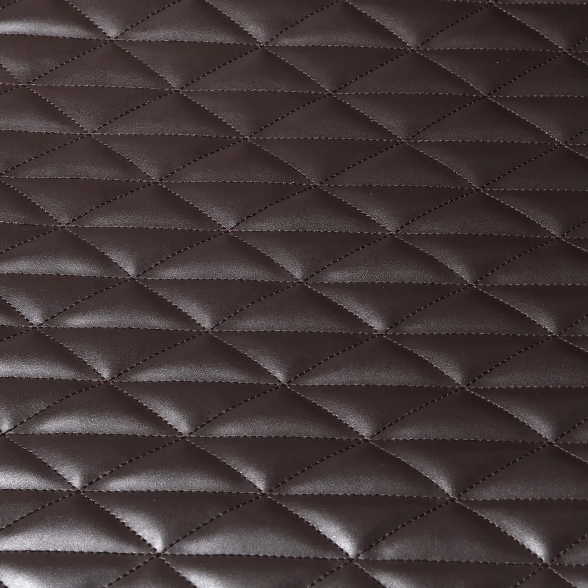 
Kunstleder Gesteppt Dreieck Dunkelbraun