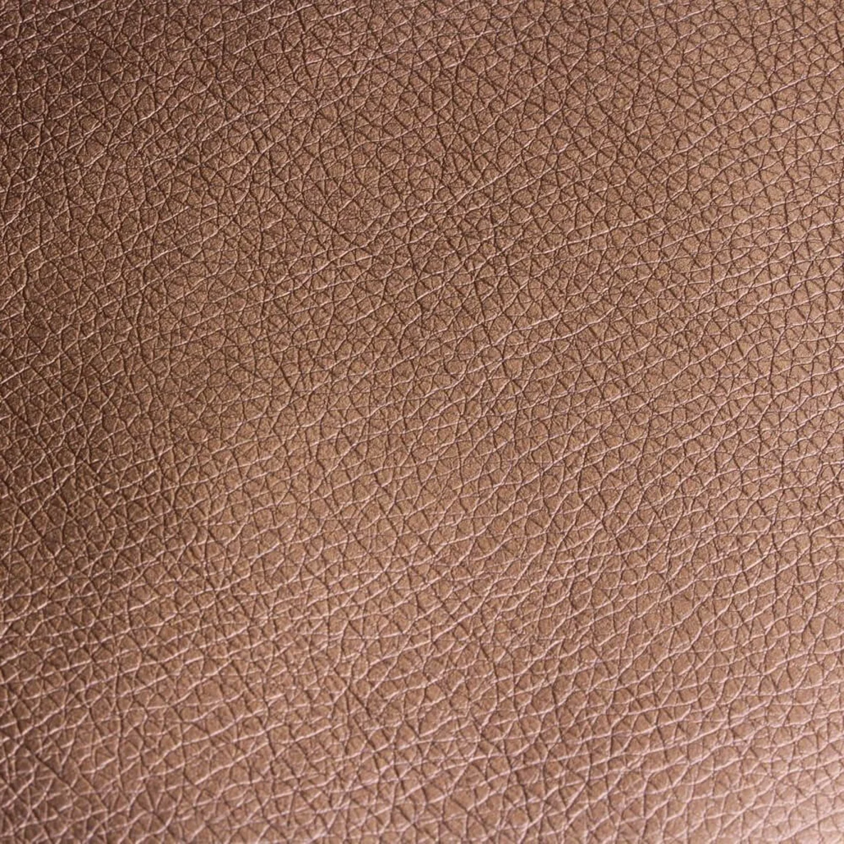 Kunstleder Glänzend Genarbt Altgold - 140x50 cm gerollt