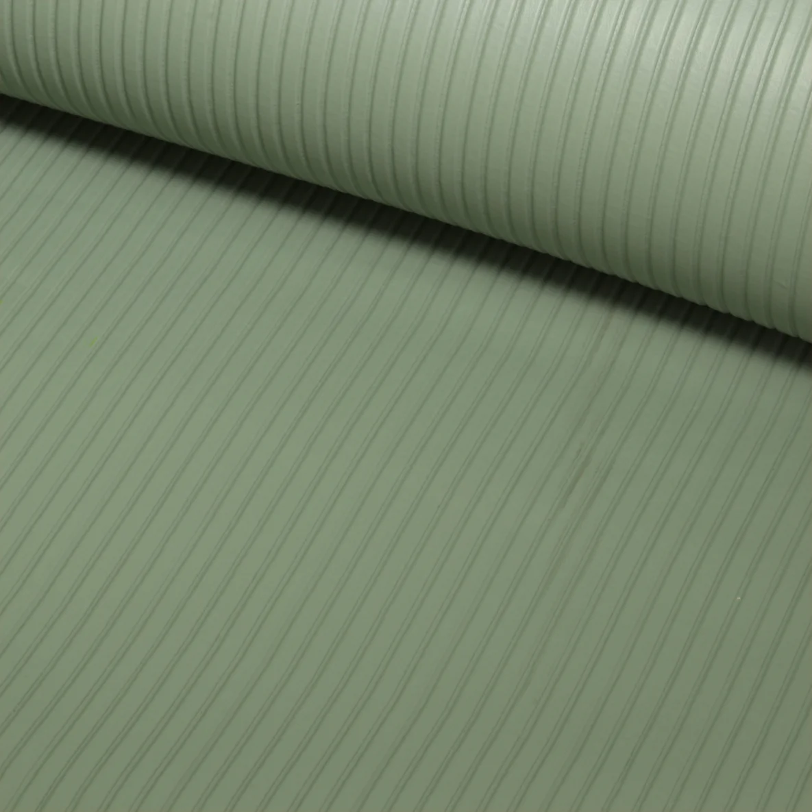 Kunstleder Plissee grün