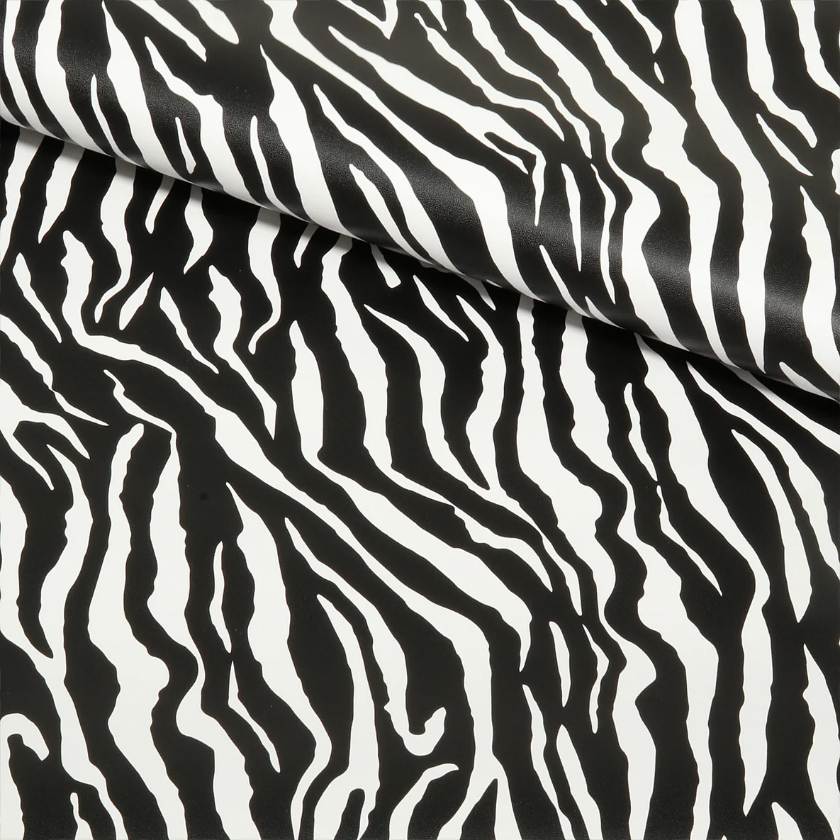 Kunstleder "Zebra" Black