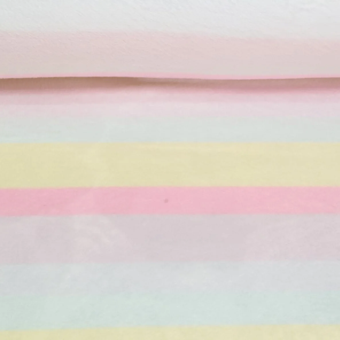 Kuschelfleece Doubleface Streifen Pastell