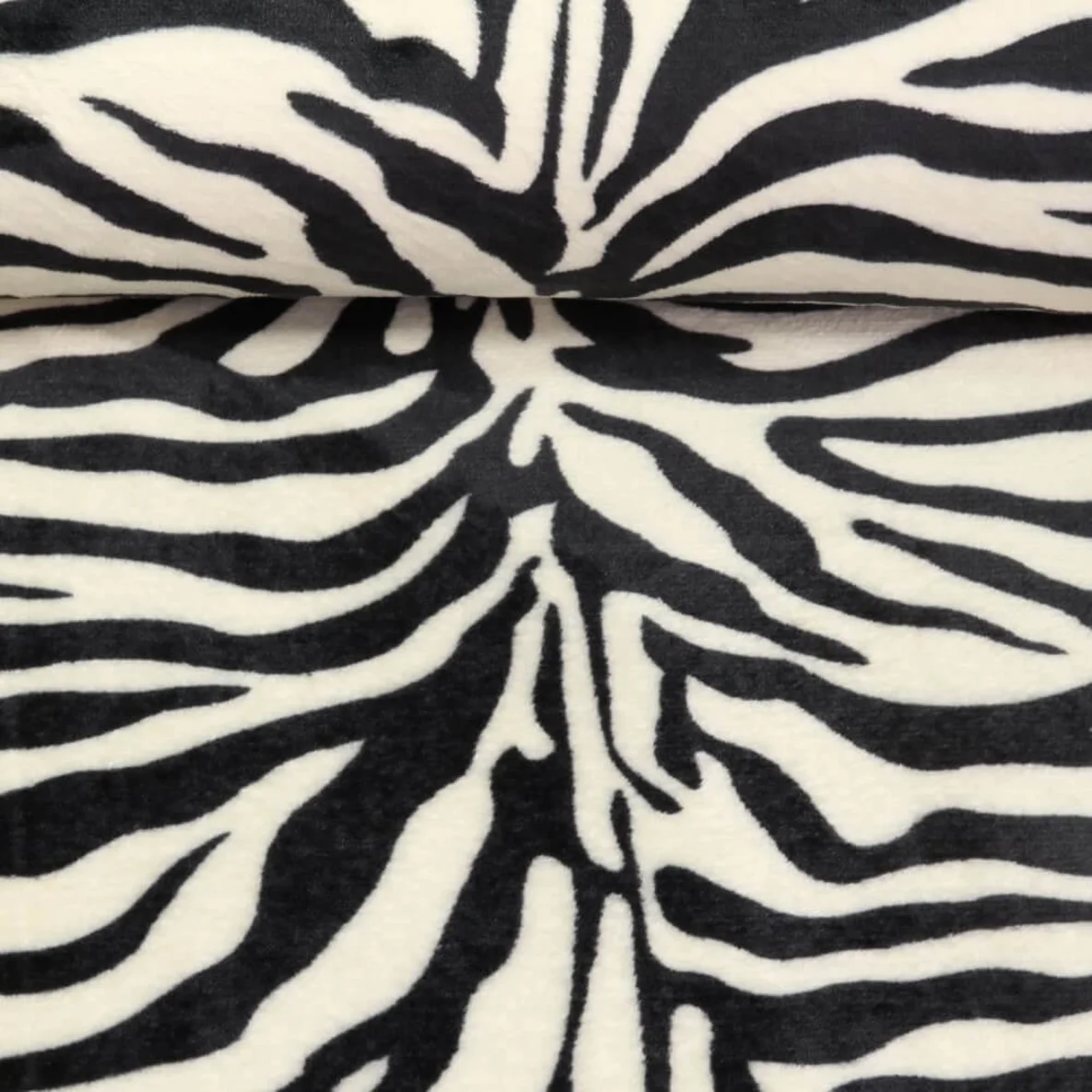Kuschelfleece Doubleface Zebra