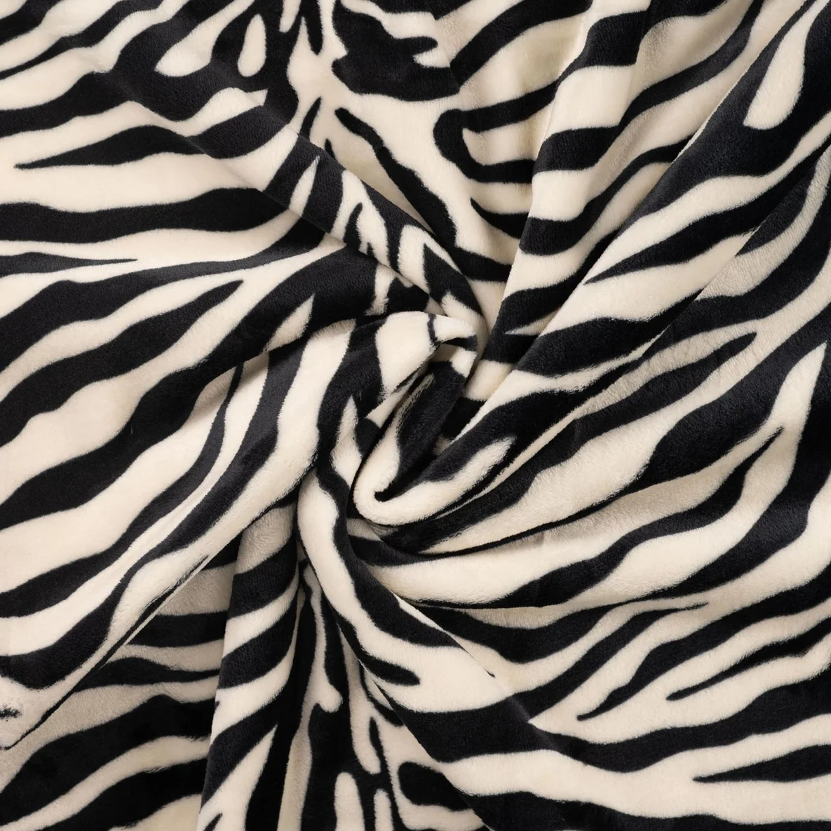 Kuschelfleece Doubleface Zebra