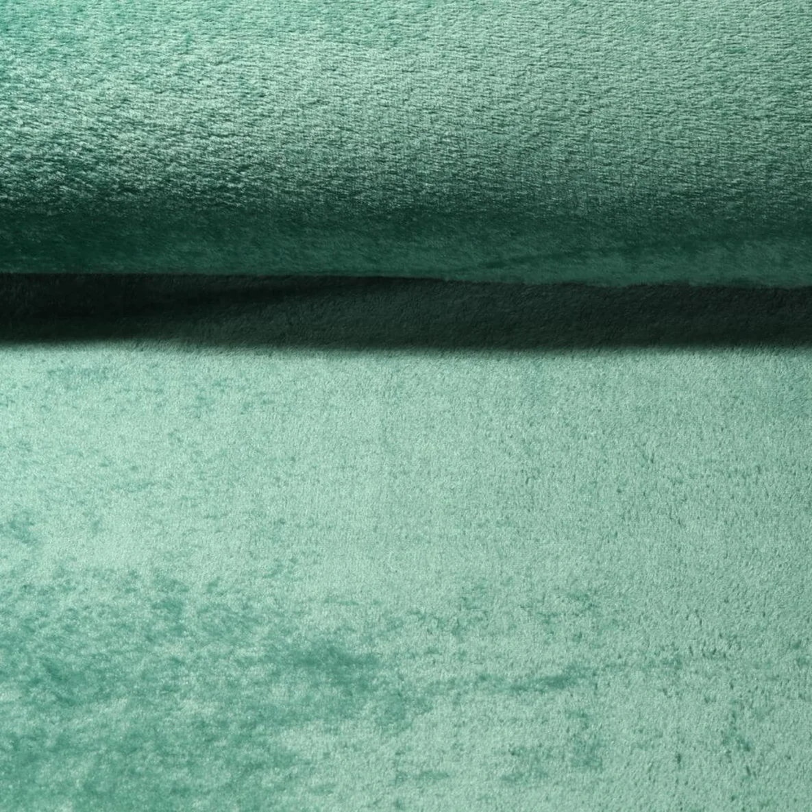 Kuschelfleece Uni Grün