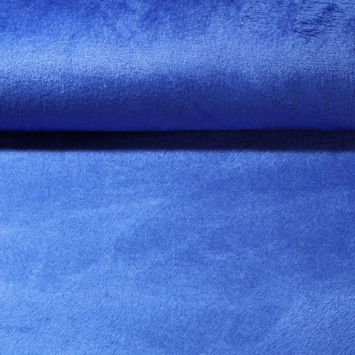 Kuschelfleece Uni Königsblau