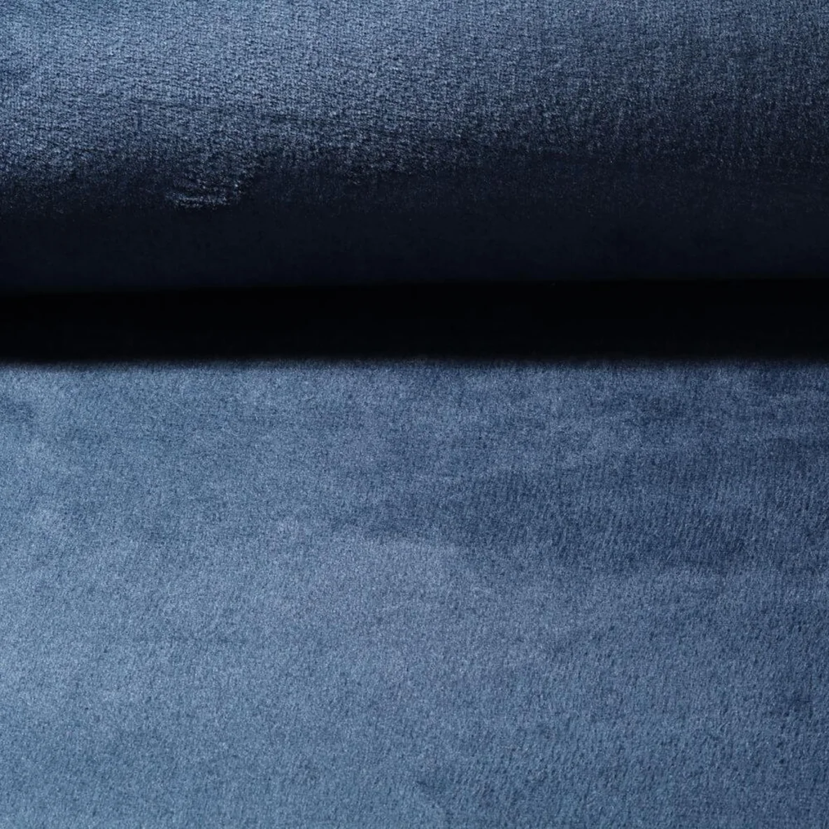 Kuschelfleece Uni Marine