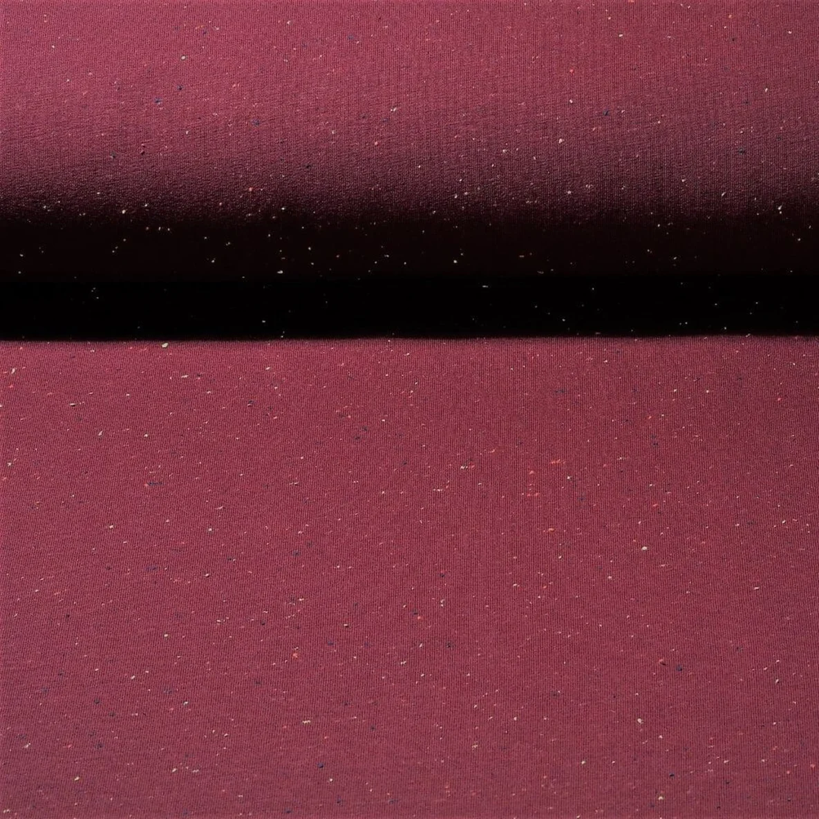 Kuschelsweat Konfetti Pünktchen Beere