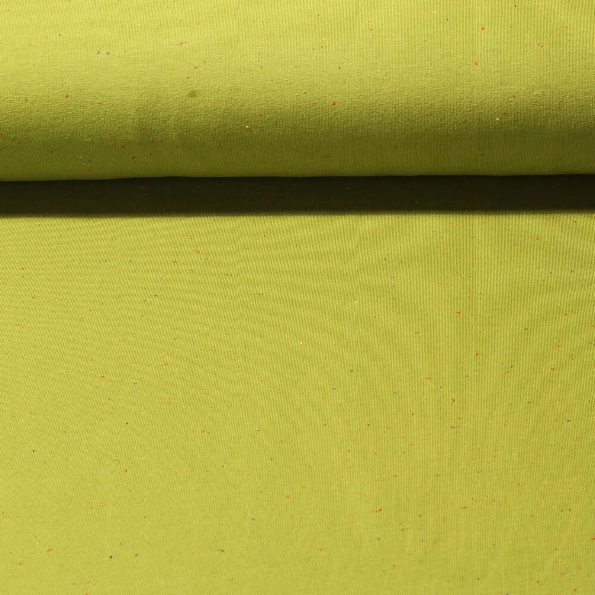 Kuschelsweat Konfetti Pünktchen Hellgrün