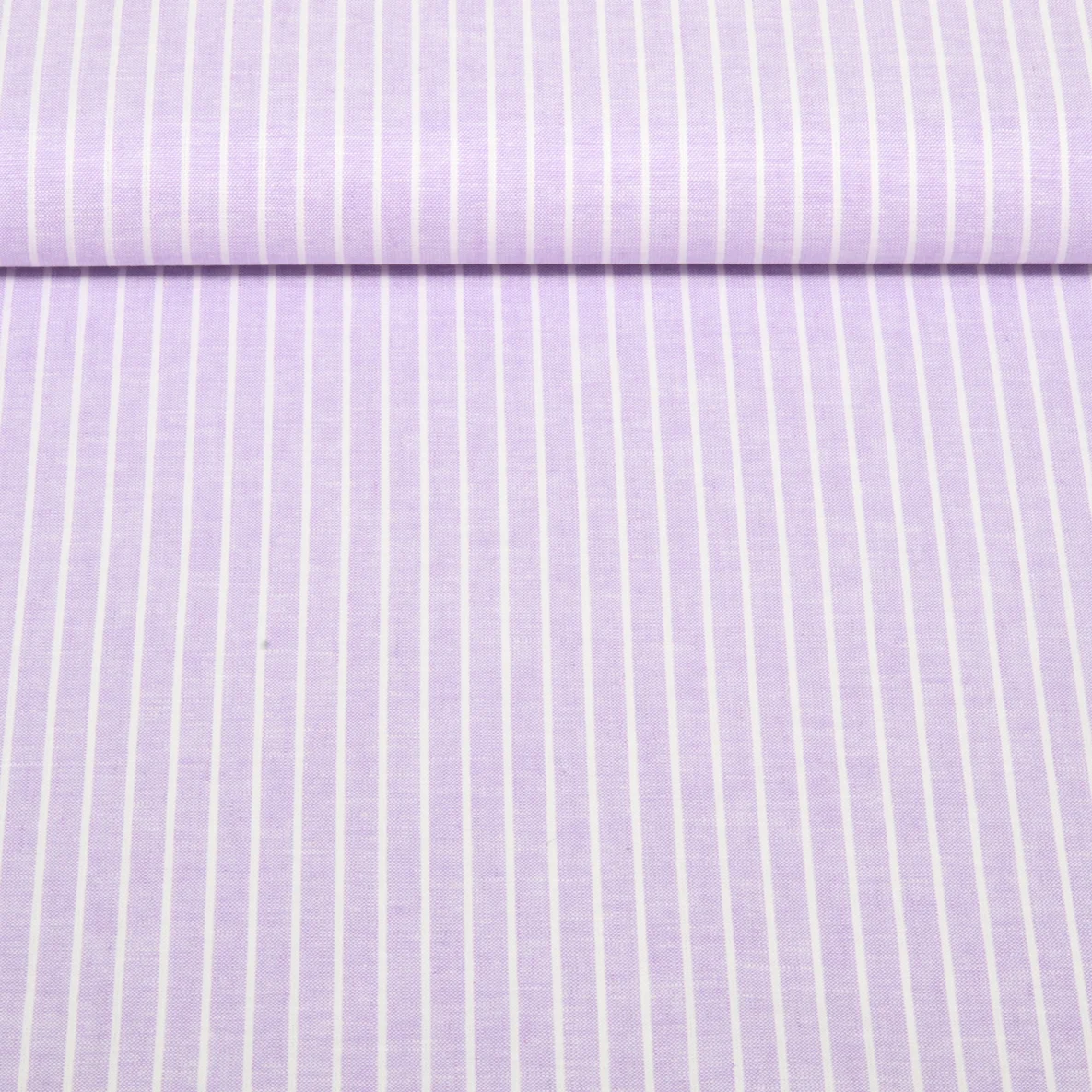 Leinen Cotton Streifen Flieder