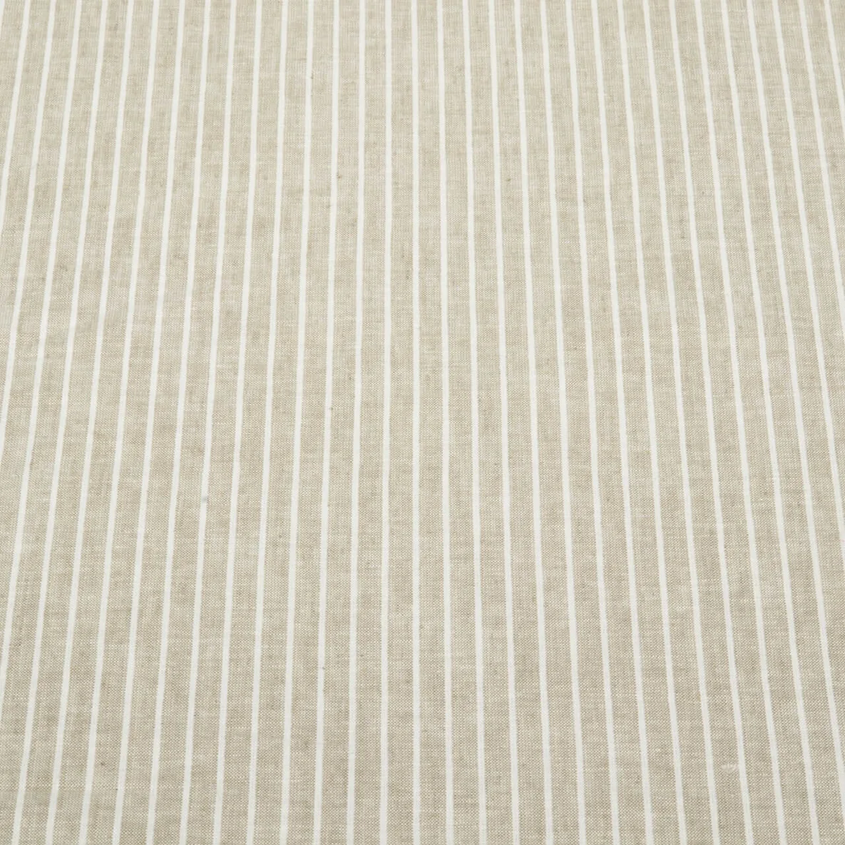 Leinen Cotton Streifen Sand