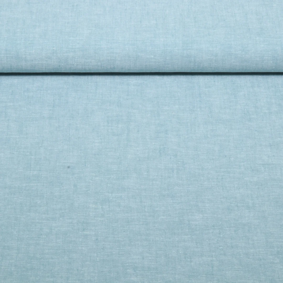 Leinen Cotton Uni Dunkelmint