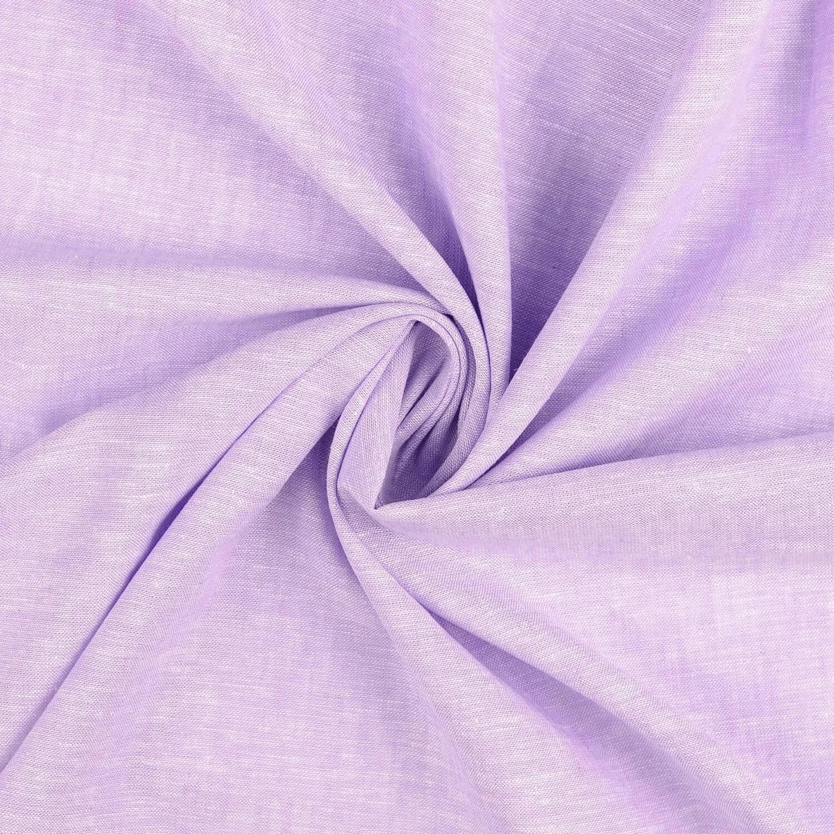Leinen Cotton Uni Flieder