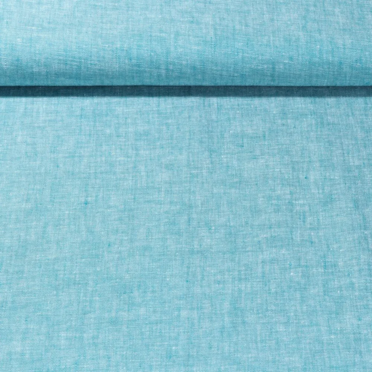 Leinen "Hope" Türkis Melange