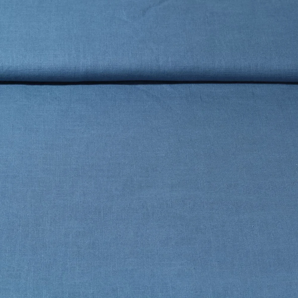 Leinenstoff "Lucy" Blau