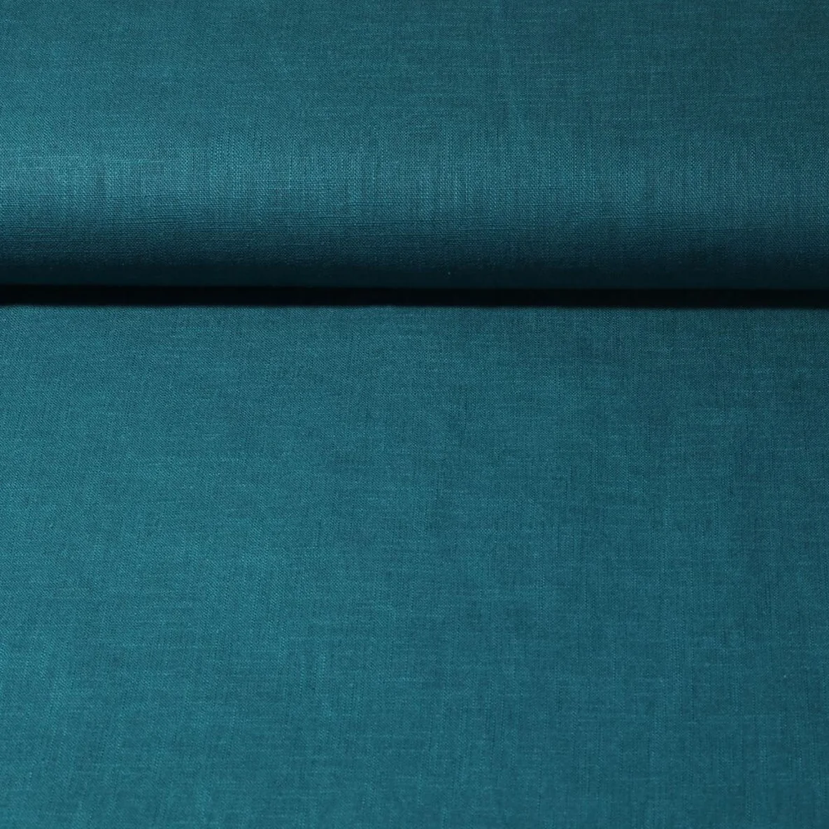 Leinenstoff "Lucy" Dark Petrol