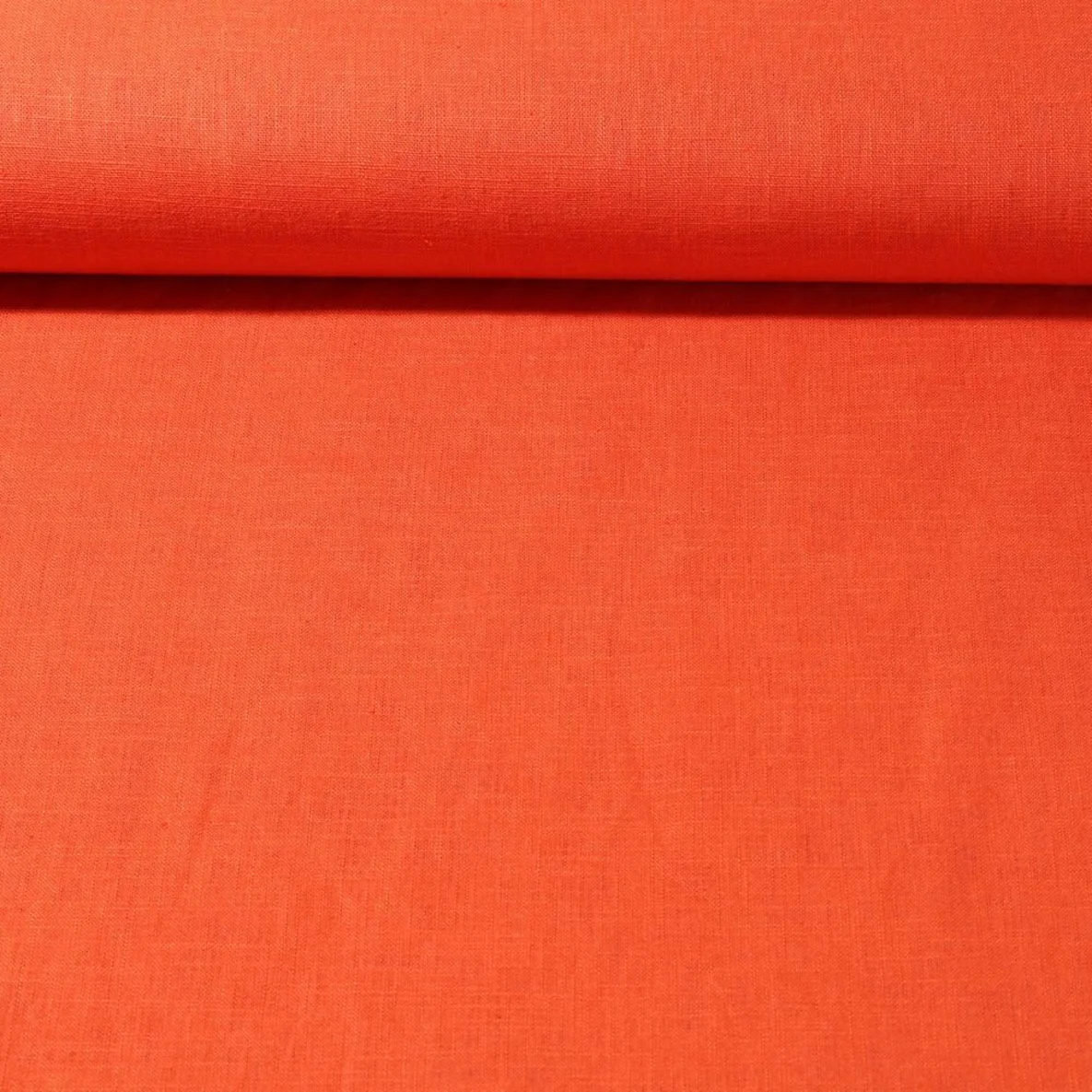 Leinenstoff "Lucy" Orange