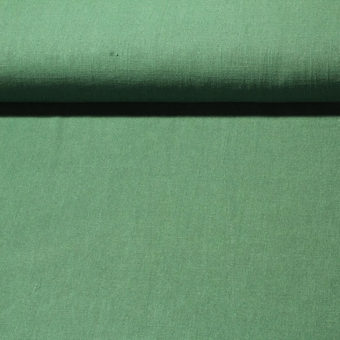 Leinenstoff "Lucy" Tannengrün