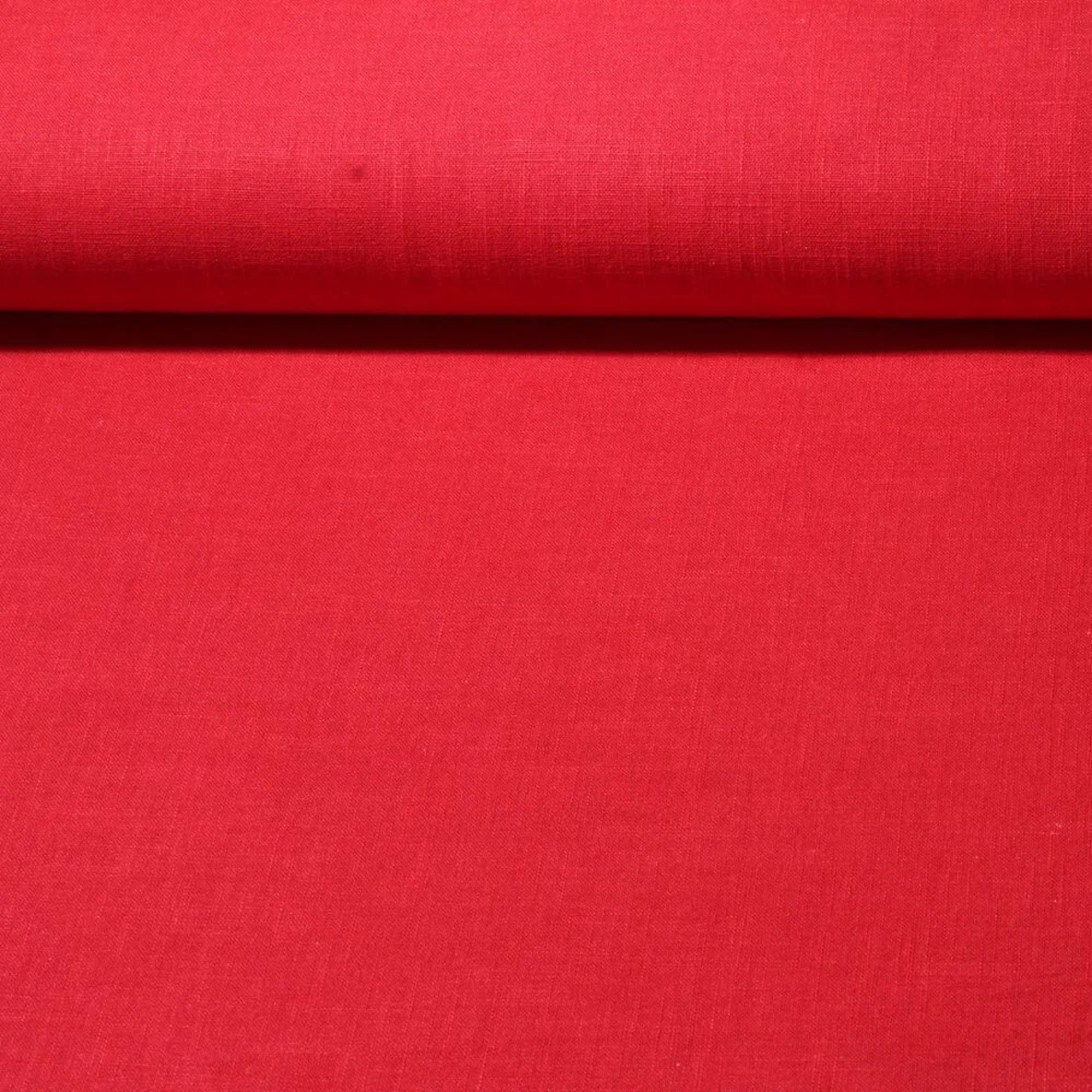 Leinenstoff "Lucy" Weinrot