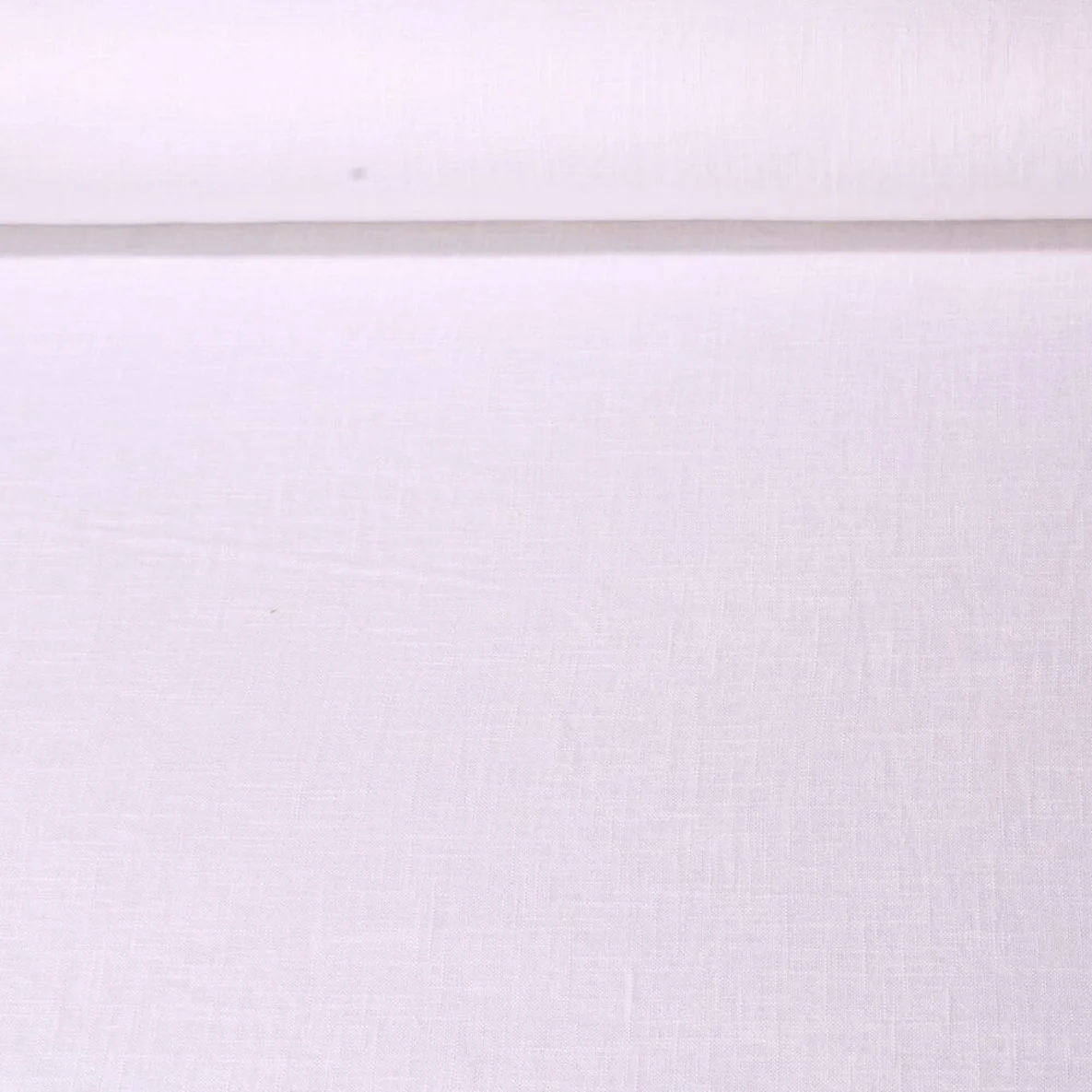 Leinenstoff "Lucy" Weiß