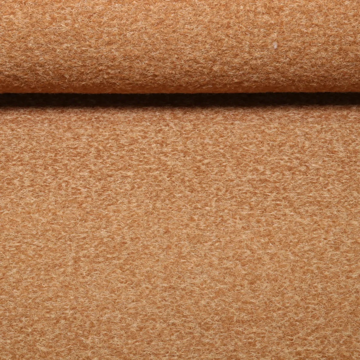 Mantelstoff B-Trendy Wolloptik Bronze