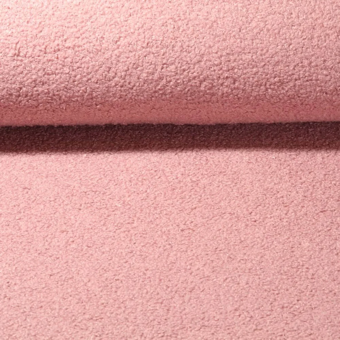 Mantelstoff Boucle Altrosa