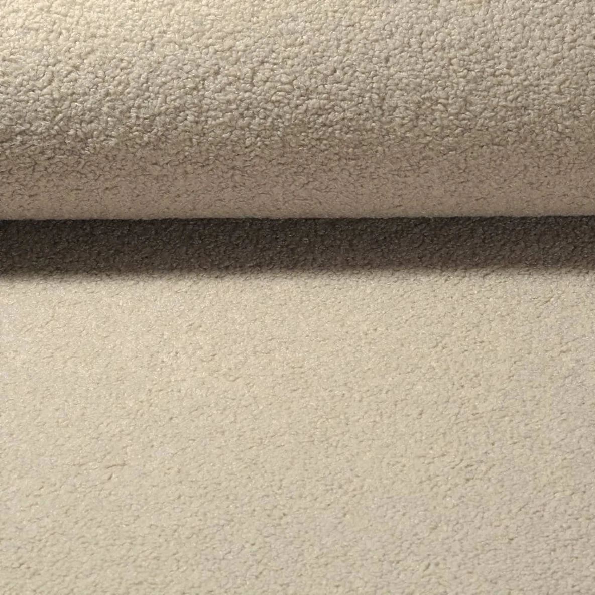Mantelstoff Boucle Beige