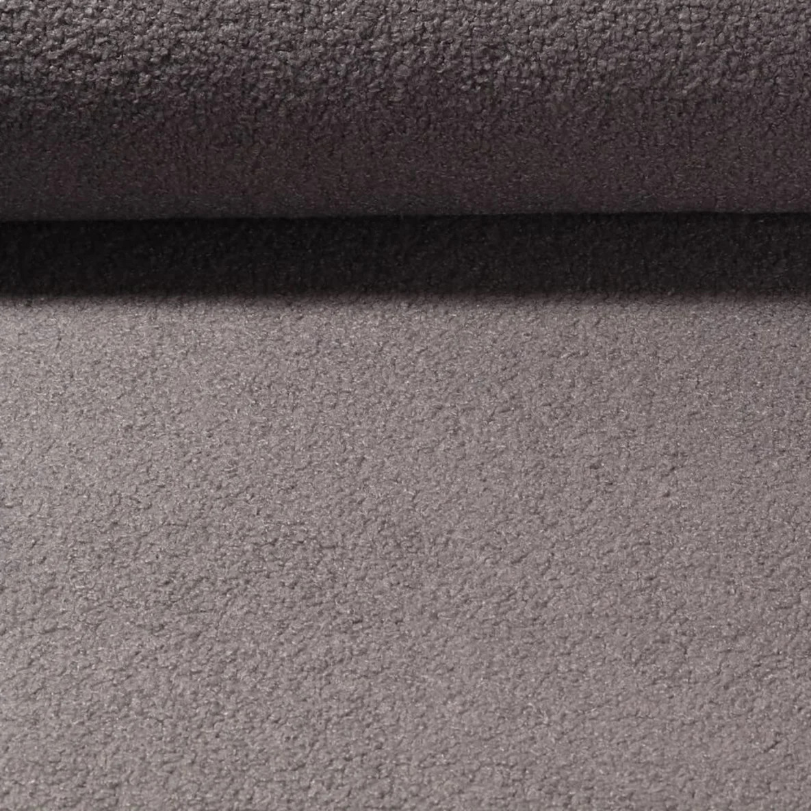 Mantelstoff Bouclé Grau