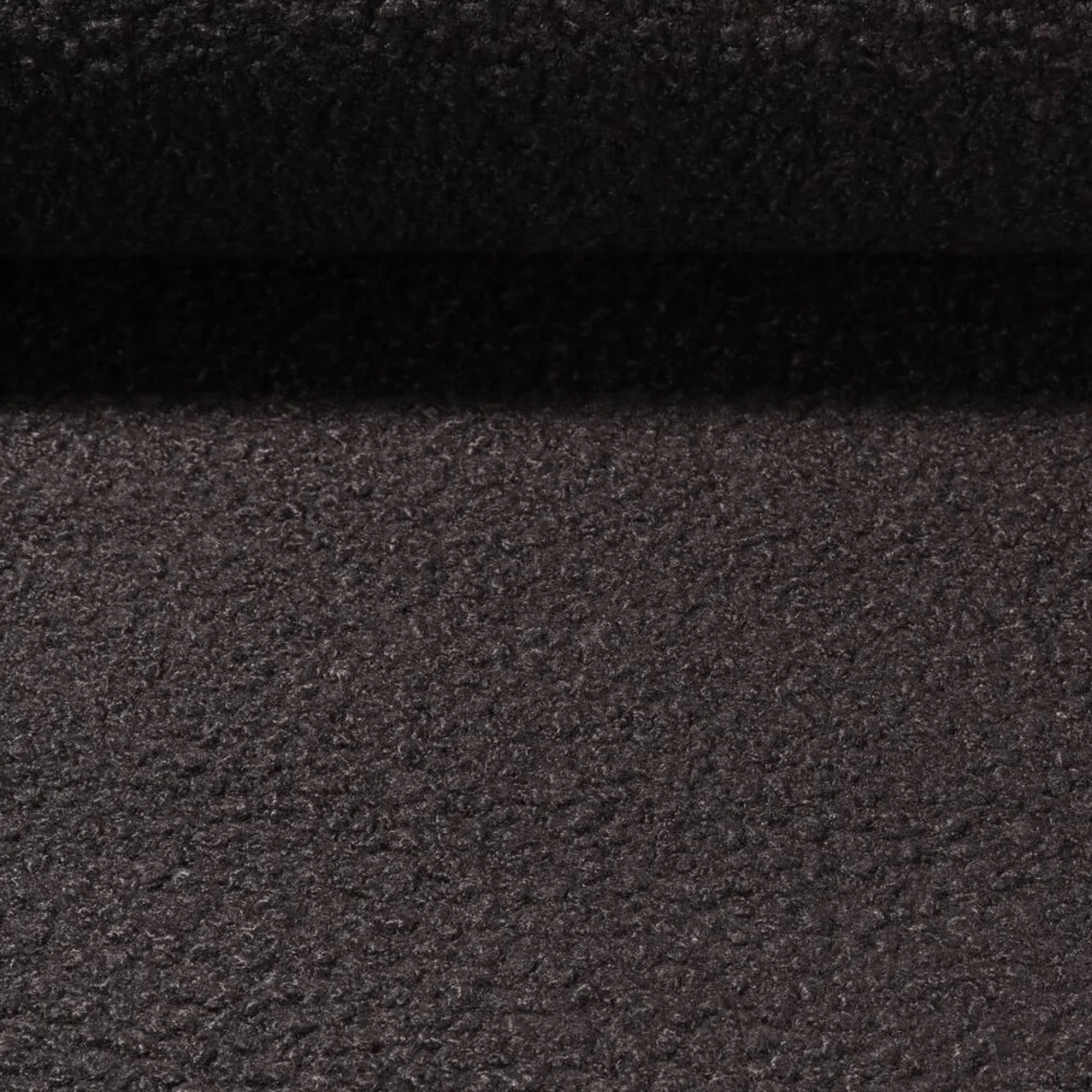 Mantelstoff Bouclé Uni Dunkelgrau