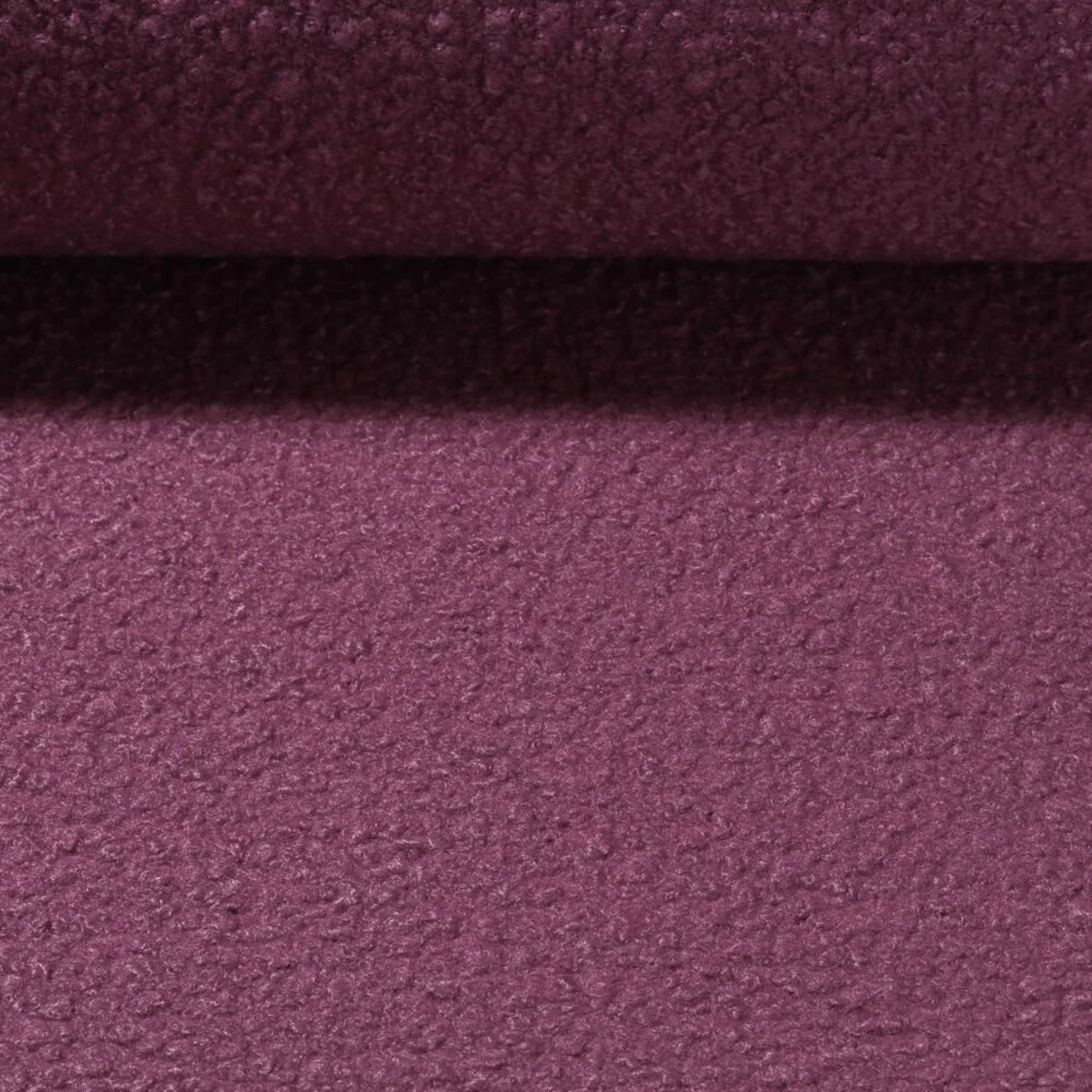 Mantelstoff Bouclé Uni Fuchsia