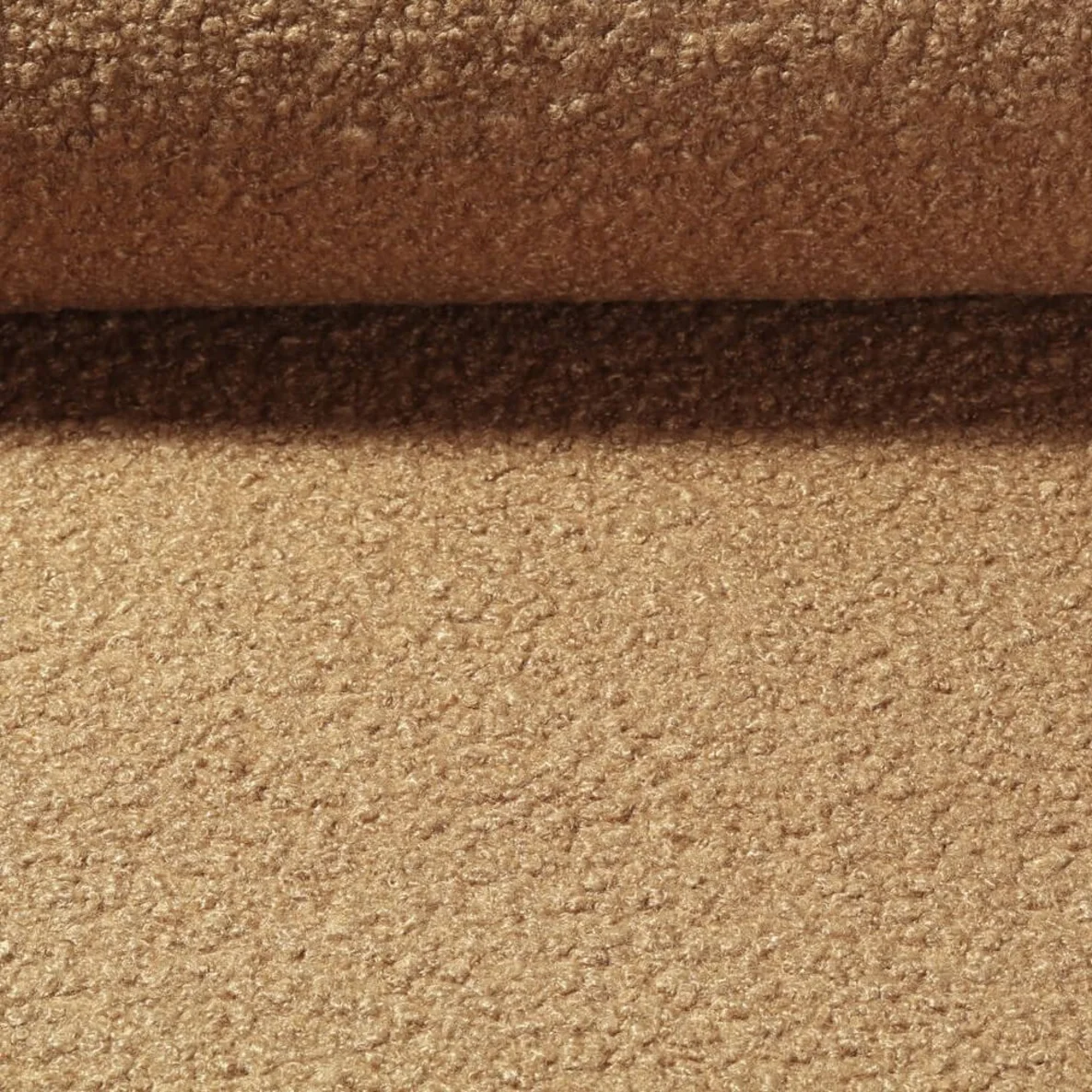 Mantelstoff Bouclé Uni Kamel