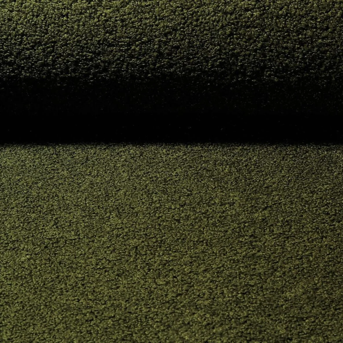 Mantelstoff Boucle Waldgrün