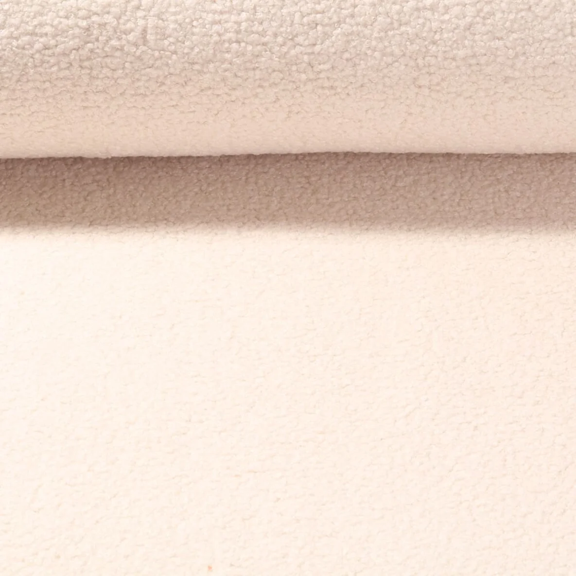 Mantelstoff Bouclé Wollweiß