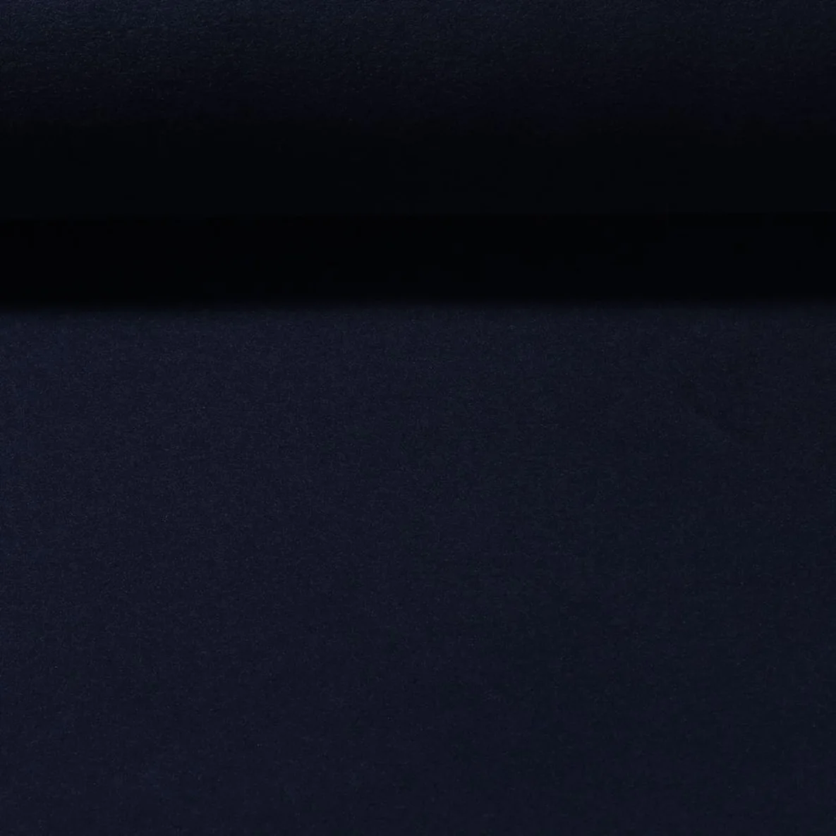 Mantelstoff Wool Touch Uni Navy